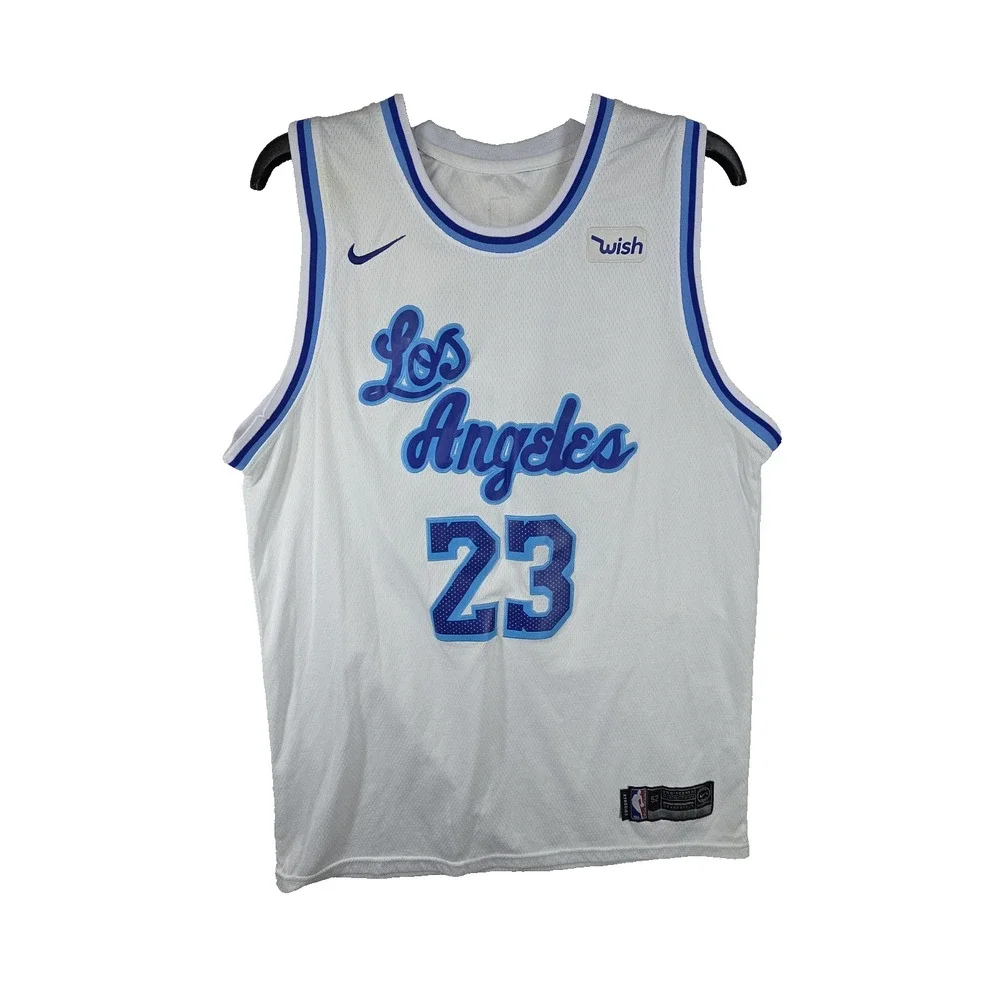 Nike Lebron James Lakers City Edition 2021 Swingman Jersey CN1737-102 Size 52 XL